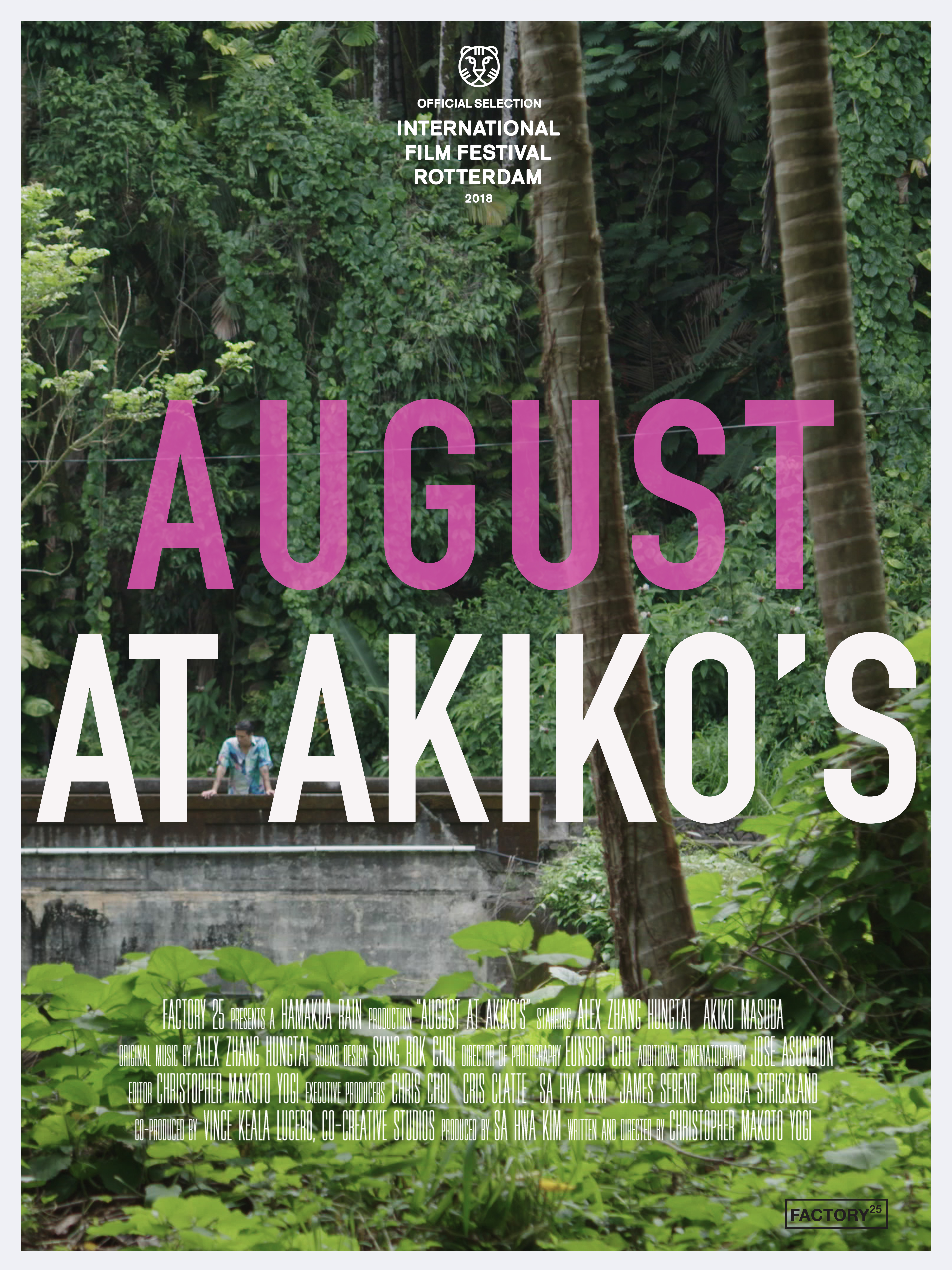 August at Akiko's